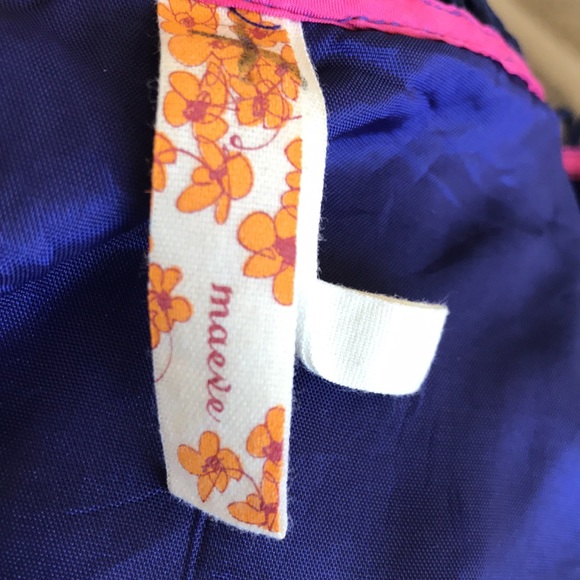 EUC Maeve 100% Silk Dress. Size 6 - Picture 8 of 9